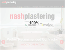 Tablet Screenshot of nashplastering.com